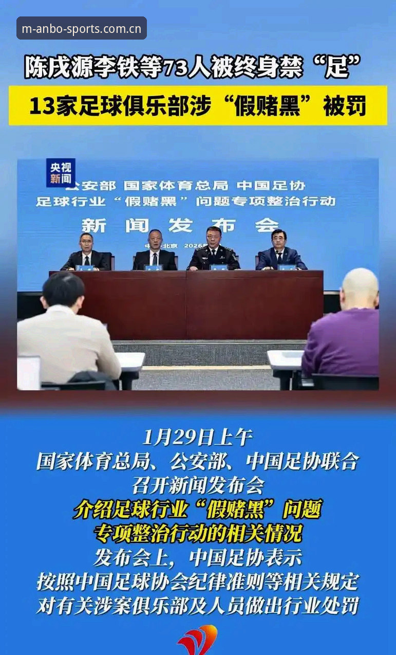 中国足协第三批禁足名单深度评测：65名从业人员受罚，中国足球反腐风暴再升级